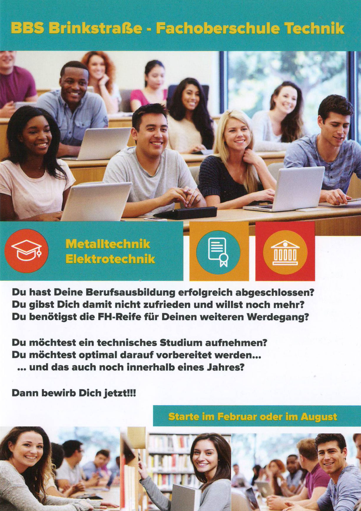 Flyer Fachoberschule | BBS Brinkstraße